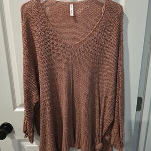 Wishlist Terracotta Knit Top